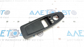Front left window lift control trim BMW 4 F32 14-20 Coupe, black for auto folding without curtain