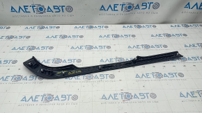 Center console trim side right Ford Fusion mk5 13-16 upper, leather black, scratch