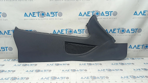Center console trim side right Ford Escape MK3 17-19 black, scratches