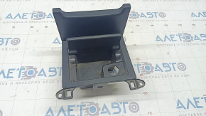 Box pocket center console Toyota Camry v55 15-17 usa small, black, with overlay, scratches