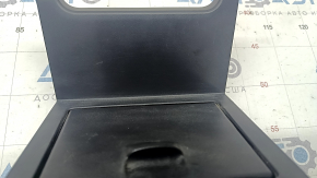 Box pocket center console Toyota Camry v55 15-17 usa small, black, with overlay, scratches
