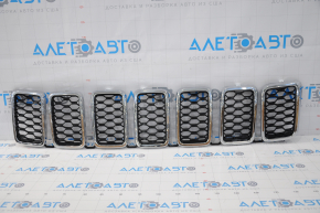 Radiator grille Jeep Grand Cherokee WK2 17- set 7pcs chrome