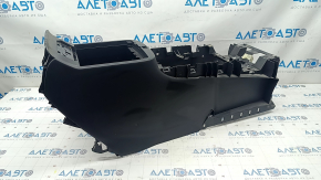 Central console Nissan Pathfinder 13-20 bare, black, scratches