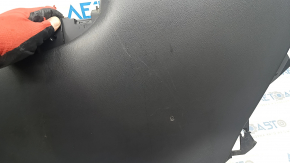 Central console Nissan Pathfinder 13-20 bare, black, scratches