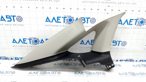 Upper left rear pillar trim Ford Fusion mk5 13-16 gray, with black trim, plastic turned white