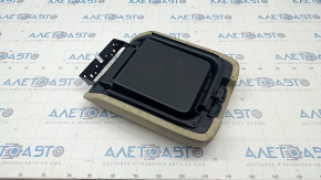 Armrest Nissan Pathfinder 13-20 leather, beige, dry-cleanable