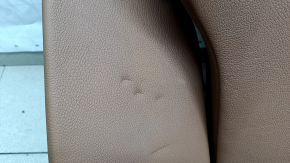 Rear row of seats 2 row BMW 4 F32 14-20 Coupe without hatch in the back, brown leather, needs cleaning, bumps, scratches