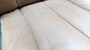 Passenger seat BMW 4 F32 14-20 Coupe with airbag, electric, heated, brown leather, faded plastic, scratches
