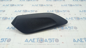 Center console trim side left Nissan Rogue Sport 17-19 upper, black, scratches