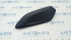 Center console trim side right Nissan Rogue Sport 17-19 upper, black, scratches