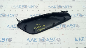 Center console trim side right Nissan Rogue Sport 17-19 upper, black, scratches