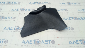 Center console trim side left Nissan Rogue Sport 17-19 front, black