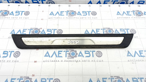 Door sill trim front left Jeep Grand Cherokee WK2 11-21 black with chrome, scratches, corrosion