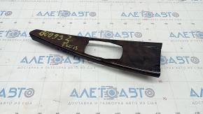 Center console trim for multimedia joystick BMW 3 F30 12-18 wood grain, type 1
