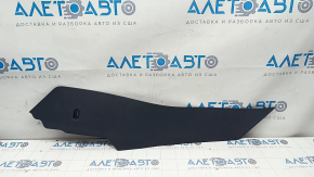 Center console trim side right VW Jetta 19- black, scratches