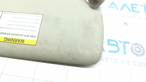 Left visor BMW 4 F32/36 14-20 Coupe, Gran Coupe, beige OYSTER, without hook, for cleaning