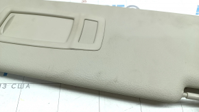 Right visor BMW 4 F32/36 14-20 Coupe, Gran Coupe, beige OYSTER, without hook, for cleaning