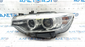 Headlight front left complete BMW 4 F32/33/36 14-16 xenon, adaptive, with lower mount, sand