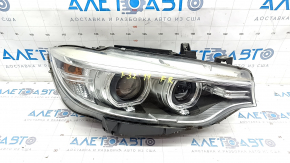Front right headlight complete BMW 4 F32/33/36 14-16 xenon, adaptive, with lower mount, sand