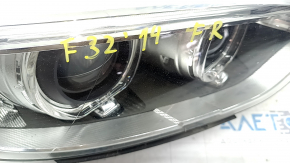 Front right headlight complete BMW 4 F32/33/36 14-16 xenon, adaptive, with lower mount, sand