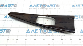 Center console trim for multimedia joystick BMW 4 F32/33/36 14-20 wood grain, type 1