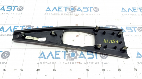 Center console trim for multimedia joystick BMW 4 F32/33/36 14-20 wood grain, type 1