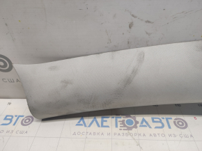 Front pillar trim left Tesla Model 3 18 - gray fabric, needs cleaning, tear