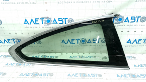 Window blind glass rear right BMW 4 F32 14-20 Coupe chrome, cut rubber