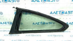 Window blind glass rear right BMW 4 F32 14-20 Coupe chrome, cut rubber