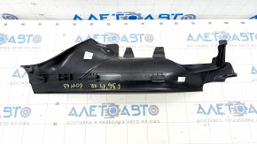 Door sill trim rear right inner BMW 4 F36 15-20 Gran Coupe, black, scratches