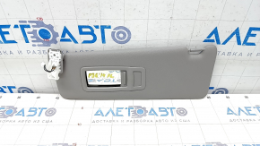 Left visor BMW 4 F36 15-20 Gran Coupe, grey EVERESTGRAU, without hook