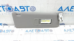 Right visor BMW 4 F36 15-20 Gran Coupe, grey EVERESTGRAU, without hook