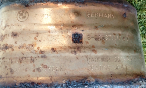Rear muffler with barrel BMW 4 F32/33/36 14-16 N26 with catalytic converter, with damper