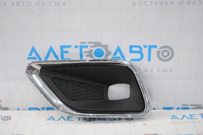 Left fog light frame Jeep Cherokee KL 19-23 with chrome frame