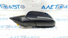 Side mirror left BMW 4 F32/33/36 14-20 turn signal, heated, 5 pins, blue, scratches