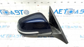 Side mirror right BMW 4 F32/33/36 14-20 turn signal, heated, 5 pins, blue