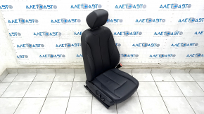 Passenger seat BMW 4 F36 15-20 Gran Coupe with airbag, electric, heated, leather black, scratches