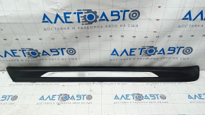 Door sill trim front right outer BMW 4 F32 14-16 Coupe with chrome insert, Luxury Line, scratches