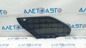 Center console trim side right Infiniti JX35 QX60 15-16 front, black fabric