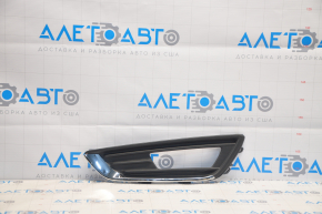 Bumper grille left Ford Focus mk3 15-18 rest for fog lights, type 1, chrome