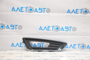 Bumper grille right Ford Focus mk3 15-18 rest for fog lights, type 1, chrome