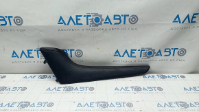 Center console trim side left Infiniti Q50 14- upper, leather, black