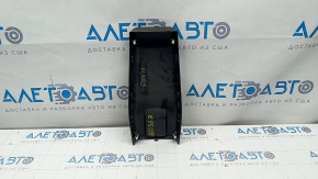 Center console trim rear Fiat 500X 16 - black, scratches