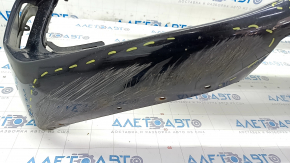 Bare front bumper BMW 4 F32/33/36 14-20 for parking sensors without headlight washers and PMA, black, scratches, pressed, sand, non-factory holes