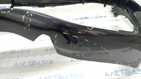 Bare front bumper BMW 4 F32/33/36 14-20 for parking sensors without headlight washers and PMA, black, scratches, pressed, sand, non-factory holes