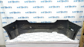 Bare rear bumper BMW 4 F36 15-16 Gran Coupe, for parking sensors without molding, black, scratches