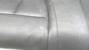 Rear row of seats 2 row BMW 4 F36 15-20 Gran Coupe without hatch in the back, black leather, needs cleaning, side panel is dented, headrests are missing