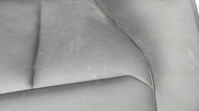 Rear row of seats 2 row BMW 4 F36 15-20 Gran Coupe without hatch in the back, black leather, needs cleaning, side panel is dented, headrests are missing