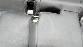 Rear row of seats 2 row BMW 4 F36 15-20 Gran Coupe without hatch in the back, black leather, needs cleaning, side panel is dented, headrests are missing
