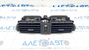 Air duct deflector central BMW 4 F32/33/36 14-16 under dual zone, chrome swelled